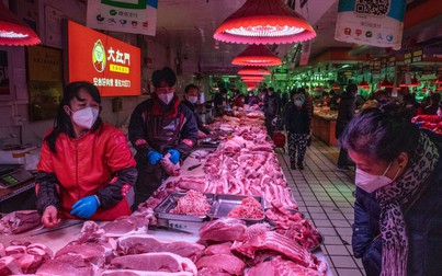 Trung Quốc: Nhu cầu thịt heo ảm đạm dịp Tết Nguyên đán cho thấy kinh tế ngày càng khó khăn