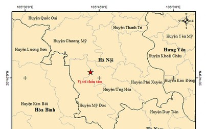 Động đất 4.0 độ ở huyện Mỹ Đức, người dân nội thành Hà Nội cảm nhận rung lắc