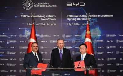BYD mở rộng thần tốc, xây nhà máy 1 tỷ USD ở Thổ Nhĩ Kỳ