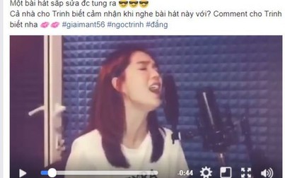 Ngọc Trinh khoe giọng ngọt thế này, ai mà chẳng yêu?