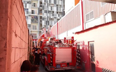 Cháy chung cư I-home ở Gò Vấp, nhiều cư dân hốt hoảng tháo chạy