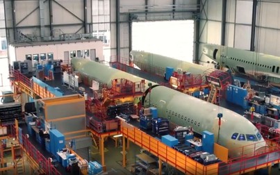Bên trong nhà máy lắp ráp máy bay A321neo đầu tiên của Vietnam Airlines tại Đức