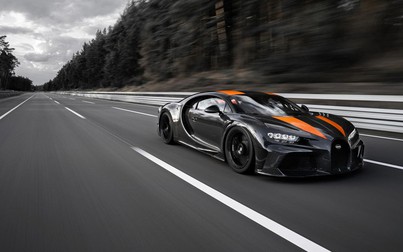 Siêu xe Bugatti Chiron mới phá kỷ lục tốc độ 490 km/h