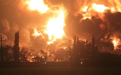 Hỏa hoạn lớn tại nhà máy lọc dầu Balongan của Indonesia