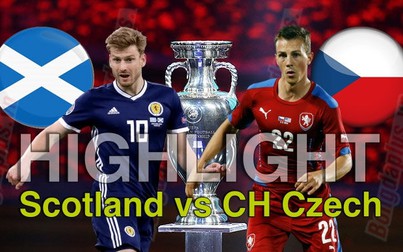 Highlight Scotland 0 - 2 CH Czech: Siêu phẩm của Schick