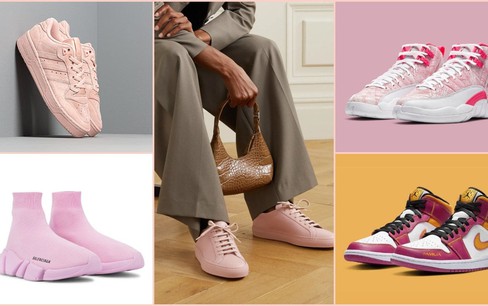 10 mẫu giày thể thao hồng ấn tượng nhất hiện nay