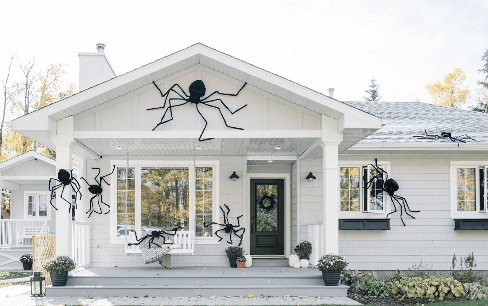 14 ý tưởng trang trí hiên nhà đón Halloween sáng tạo, độc đáo