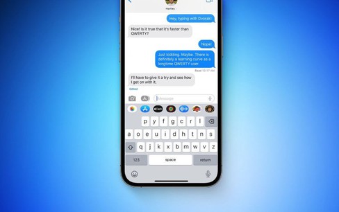 iOS 16 mang đến tùy chọn bố cục bàn phím iPhone hoàn toàn mới