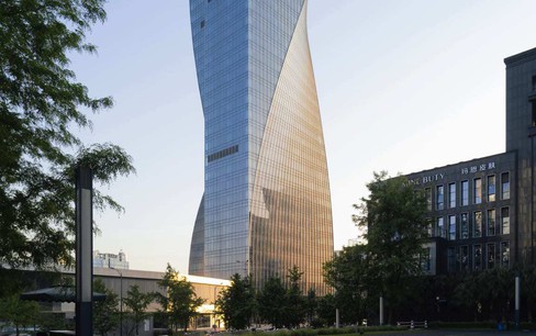 Tòa tháp xoắn nhất thế giới ở Trung Quốc 