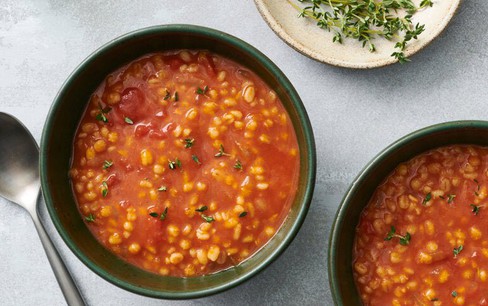Món ngon mỗi ngày: Súp lúa mạch cà chua