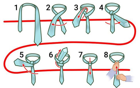 7 cách thắt cà vạt cực chi tiết