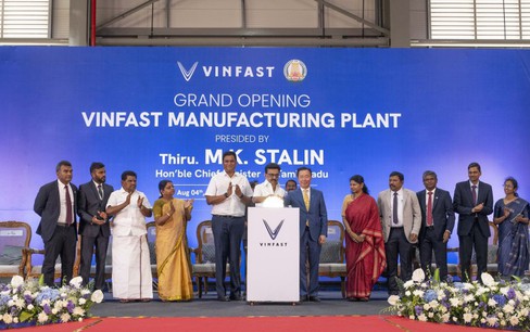 VinFast khánh thành nhà máy lắp ráp ô tô điện đầu tiên tại Ấn Độ