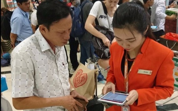 Jetstar Pacific triển khai check-in trực tuyến