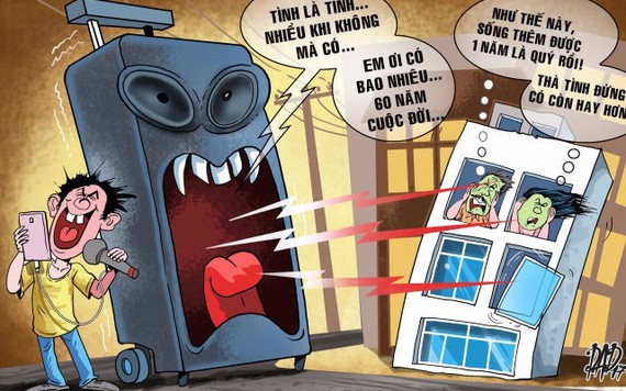 ​Karaoke tra tấn láng giềng
