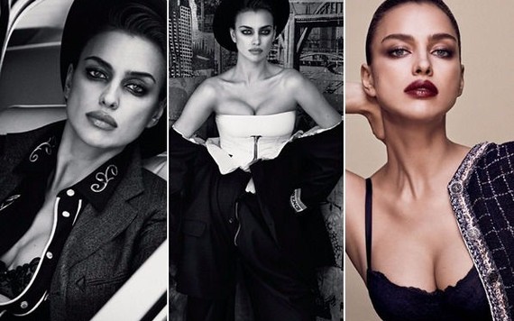 Mỹ nhân Nga Irina Shayk khác lạ với style quý ông