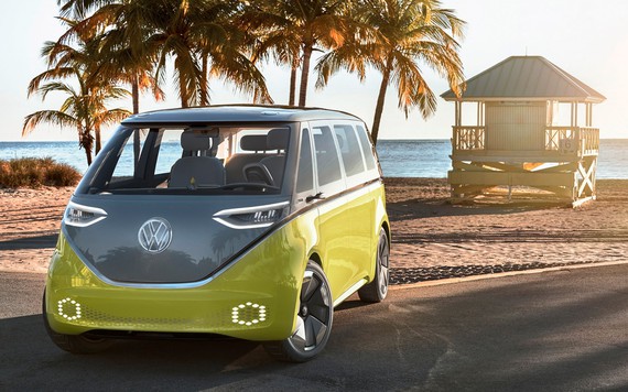 Volkswagen I.D. Buzz concept chiếc xe dành cho gia đình vào dịp cuối tuần