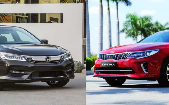 Giữa KIA Optima 2017 với Honda Accord 2017 nên chọn chiếc nào?