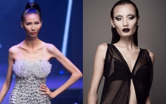 Những người mẫu Việt từng gây sốc vì gầy trơ xương