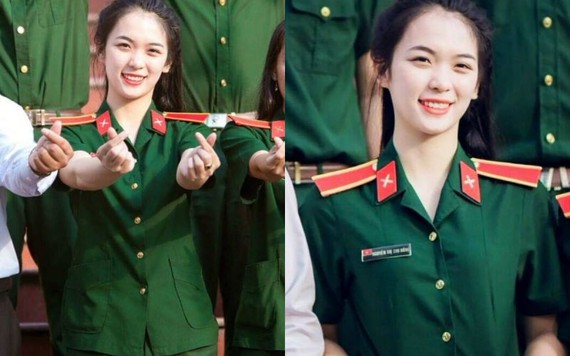 Cô giáo xinh đẹp dạy môn Quốc phòng - An ninh khiến nhiều nam sinh muốn học lại