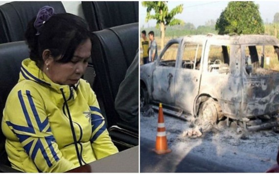 Hãi hùng lời khai của 'nữ quái' thuê người chặn ôtô, phóng hỏa hại cha