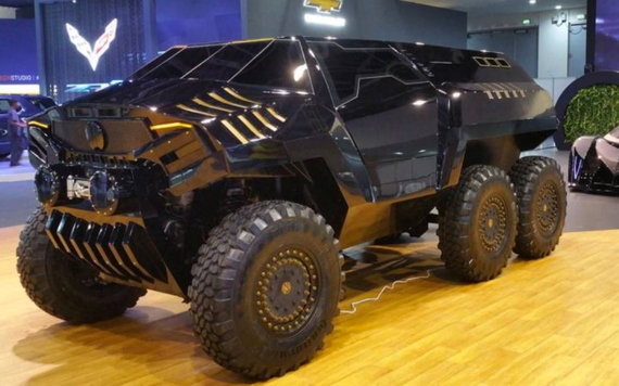 Devel Sixty, xe địa hình 6 bánh cho ‘ngày tận thế’