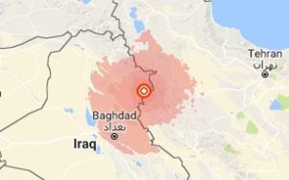 Lại xảy ra động đất tại khu vực biên giới Iran-Iraq