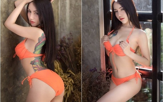 Sức quyến rũ đủ sức 'giết người' của mỹ nhân Thái xăm kín lưng