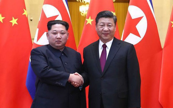 Chủ tịch Trung Quốc hội đàm với nhà lãnh đạo Triều Tiên Kim Jong Un