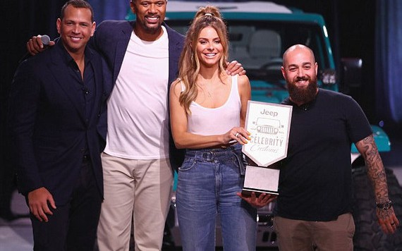 Maria Menounos bình dị tham dự sự kiện ra mắt xe Jeep