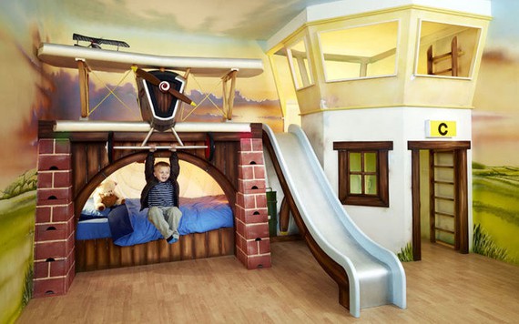 12 ý tưởng thiết kế phòng ngủ trẻ em như truyện tranh