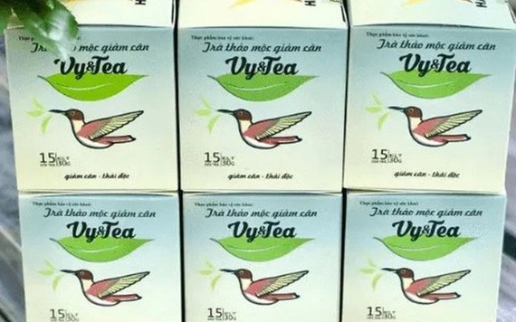 Thu hồi trà thảo mộc Vy&Tea của Công ty Hà Vy