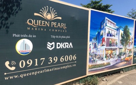 Dự án Queen Pearl Marina Complex vẫn rao bán, rầm rộ thi công dù đang là tài sản thi hành án