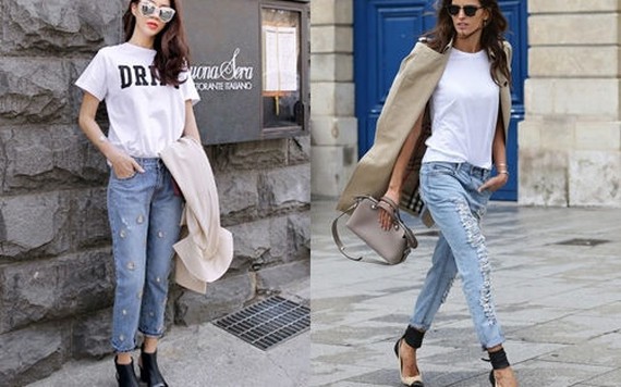 Bật mí cách "mix" trang phục jeans thoải mái cho mùa hè oi bức