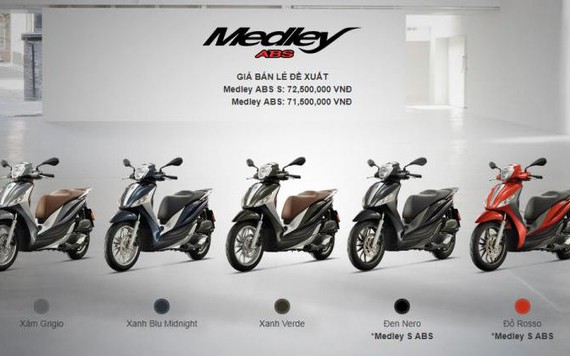 Giá xe máy Piaggio tháng 9/2019: Không thay đổi, góp mặt của một số tân binh mới