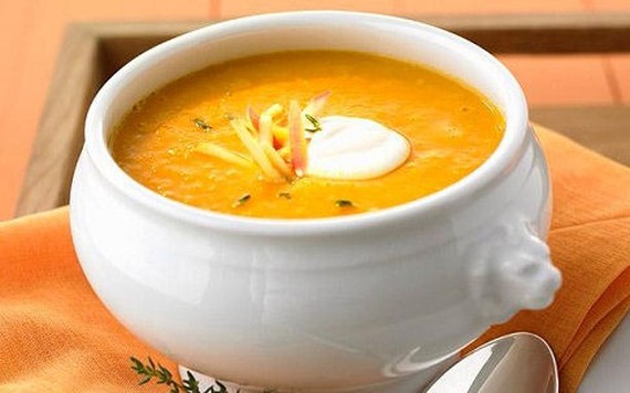 Món ngon mỗi ngày: Cách làm món súp bí đỏ cực ngon