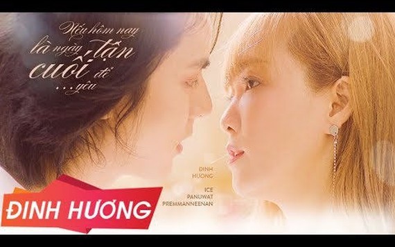 "Nàng thơ lãng mạng" Đinh Hương trở lại đường đua Vpop, khóa môi nam thần Thái Lan trong MV mới