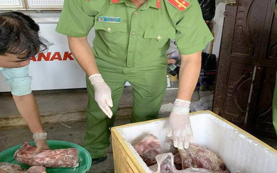 Phát hiện cơ sở chế biến thịt heo thành thịt bò tại Bình Thuận