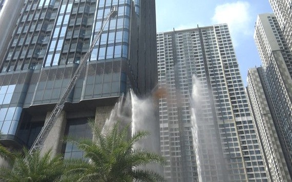 Hơn 300 người tham gia diễn tập PCCC tại tòa nhà Landmark 81