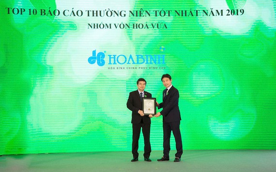 Hòa Bình lọt Top 100 doanh nghiệp phát triển bền vững 2 năm liền