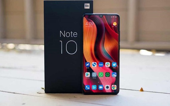 Điện thoại Mi Note 10, có 5 camera bán giá bao nhiêu?