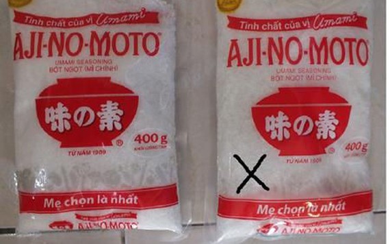 Phát hiện cơ sở sản xuất, mua bán bột ngọt Ajinomoto giả