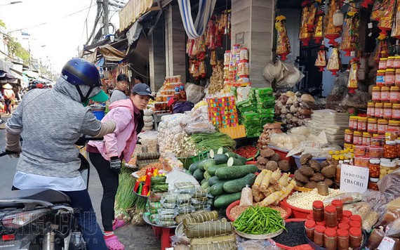 Chợ Bà Hoa nhộn nhịp những ngày cuối năm