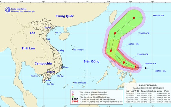 Bão Vongfong giật cấp 14 đổ bộ vào Philippines