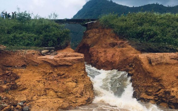 Vỡ đập thủy lợi Đầm Thìn, Phú Thọ