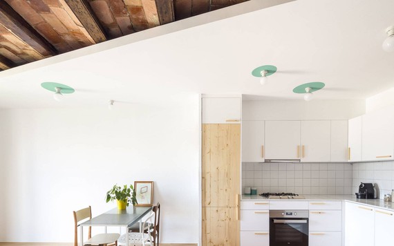 Kiến trúc đơn giản khiến căn nhà 48m2 trở nên rộng rãi hơn