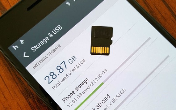 Nên mua điện thoại có bộ nhớ bao nhiêu GB là được?