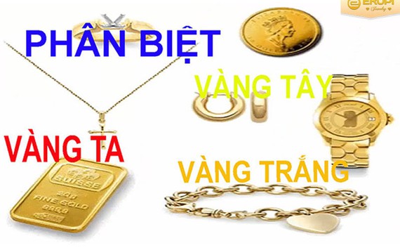 Một số loại vàng phổ biến trên thế giới