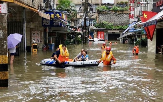 Gần 20 triệu người dân Trung Quốc bị ảnh hưởng bởi mưa lũ