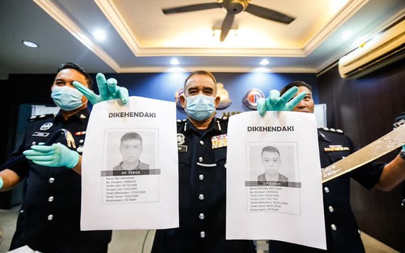 Malaysia bắt giữ băng cướp vũ trang người Việt