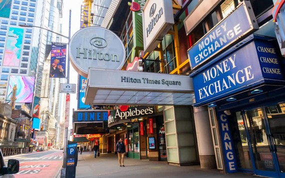 Khách sạn Hilton Times Square Mỹ phải đóng cửa vô thời hạn vì COVID-19